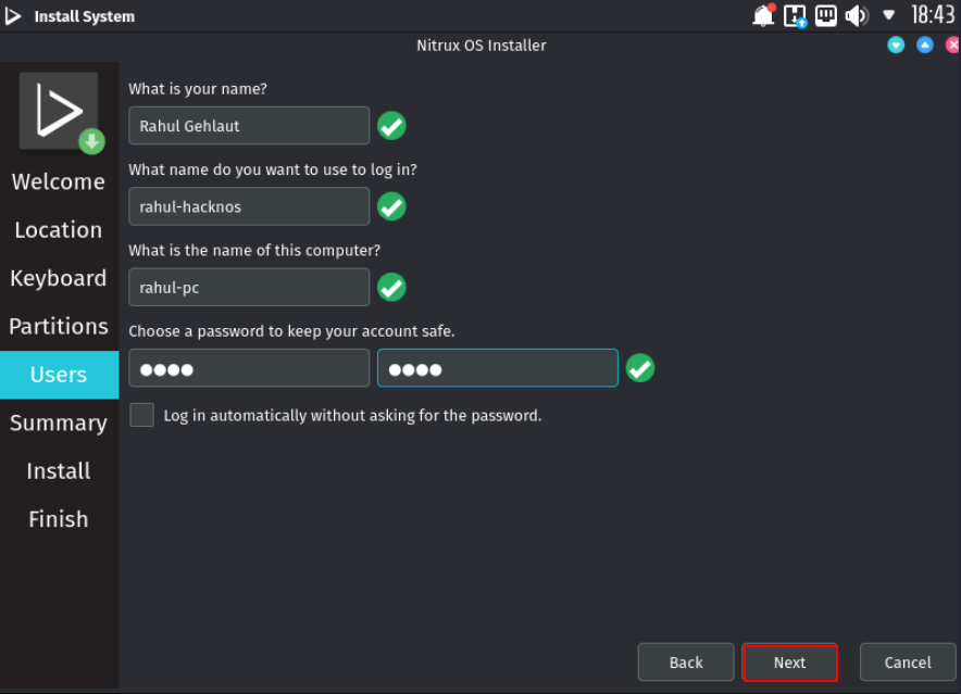Nitrux OS Installation