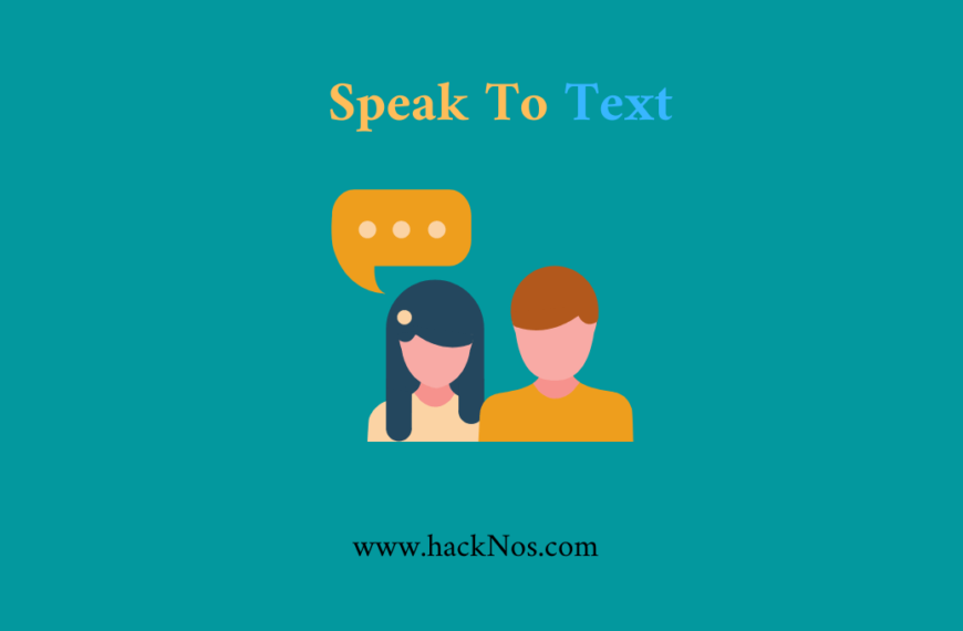 Speak to Text in any Language