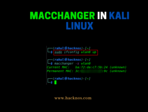 MacChanger in Kali Linux