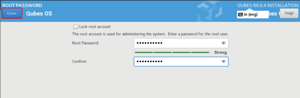 Qubes OS dual boot Installation