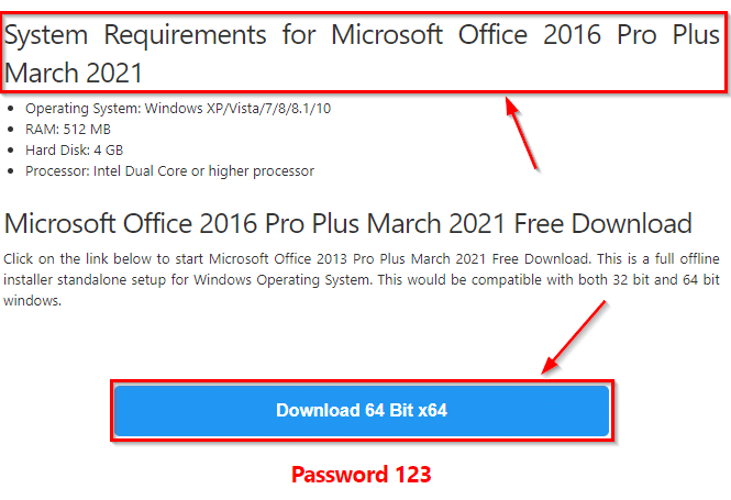 Microsoft Office 2016 Free Download Full Version For Windows 10