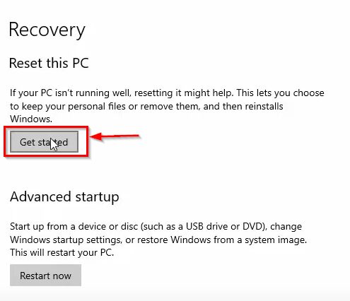 Reset Windows Without Losing Data