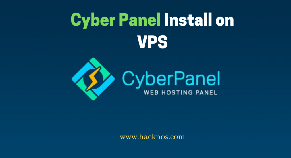 CyberPanel Install on Vultr