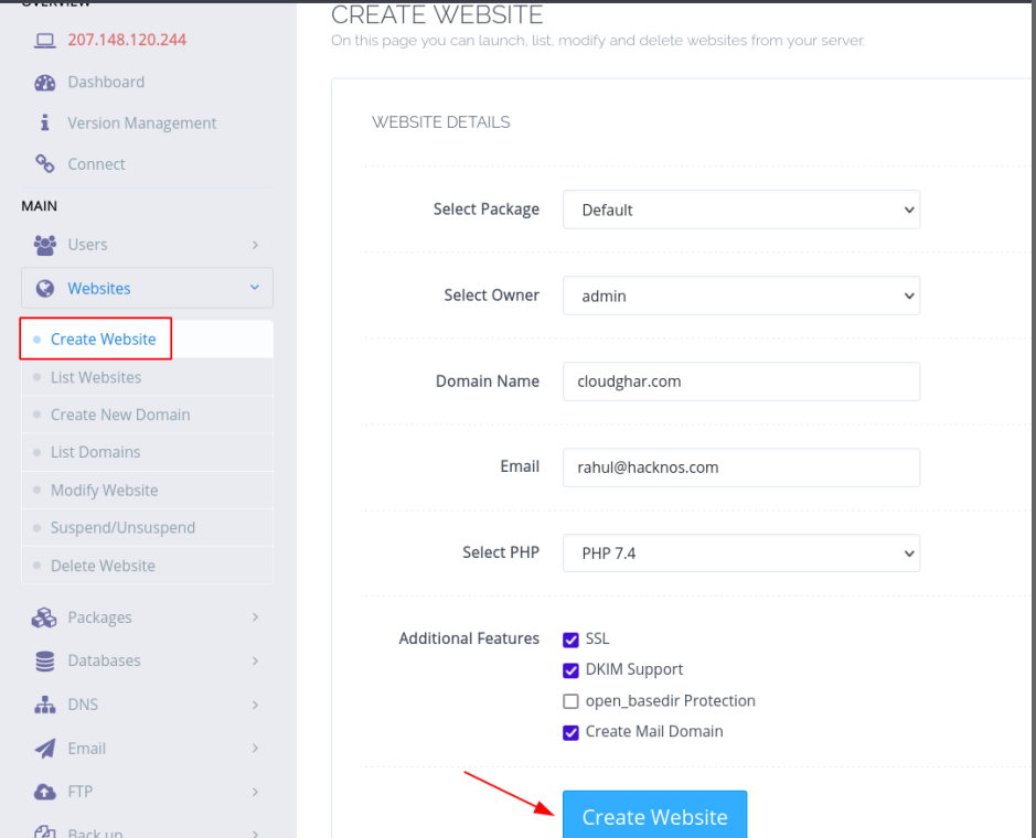WordPress Install on CyberPanel